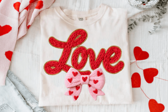 Download Crochet Pink Love Bow Valentine PNG - Bow valentine png Collection