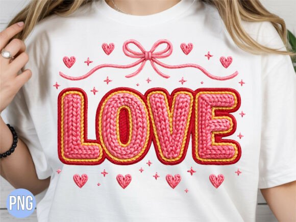 Download Love Pink Knit Heart Bow Valentine PNG - Bow valentine png Collection